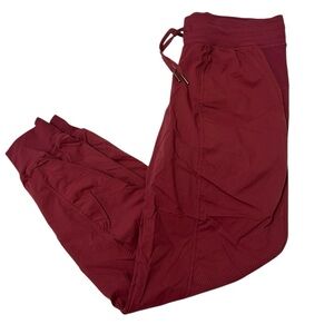 Lululemon Athletica Red Track Pants